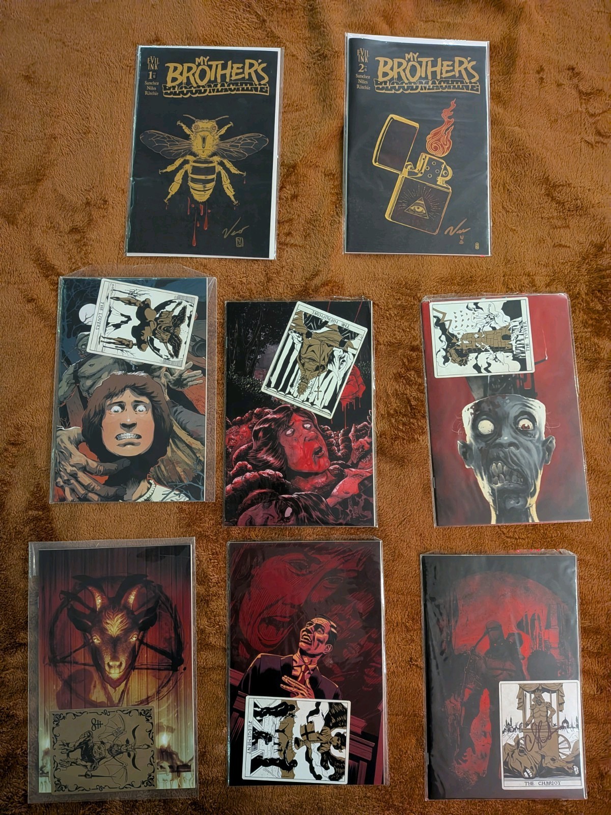 My Brother's Blood Machine MerchNow Full Set + Vero Stewart 1&2 Coheed Claudio