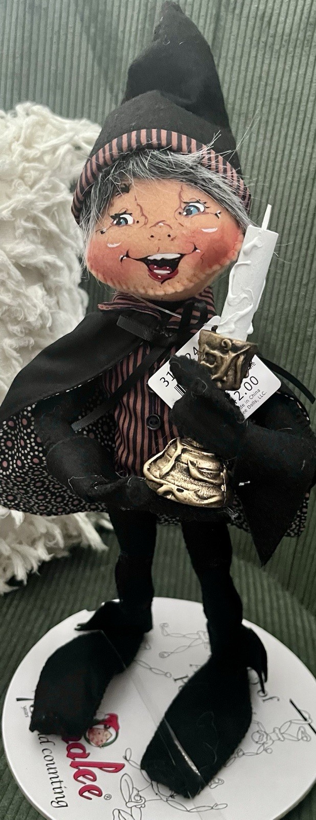 Annalee  Haunted 12 inch Elf with Candle  New