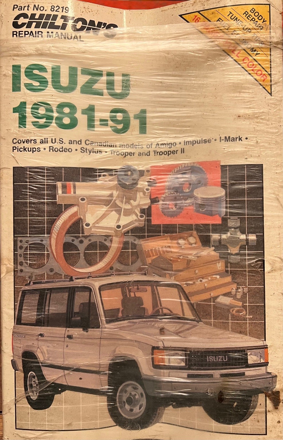 Isuzu Repair Manual Chilton\'s 1981-91 Isuzu Repair Manual Chilton\'s 1981-91