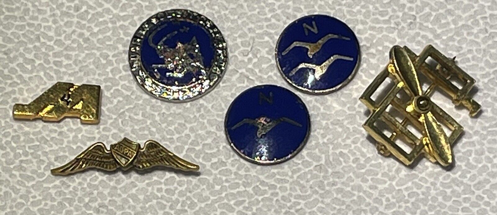 RARE LOT Vintage 99’s Women's Aviation Club Membership + Others Pin Lot of 6