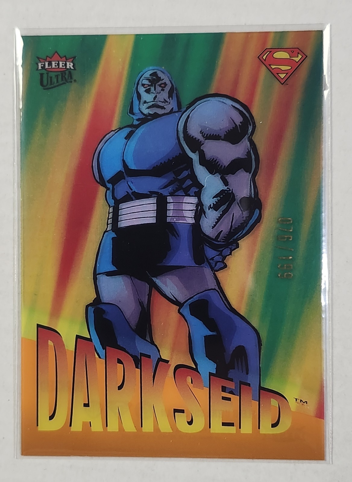 2026 Fleer Ultra Superman Darkseid #R-50 \'95 Retro Orange 076/199