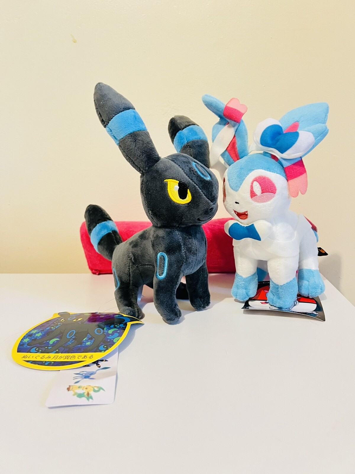 8” Umbreon Sylveon Plush Doll Pocket Monster Toy Pokemon Eevee Stuff Animal Set