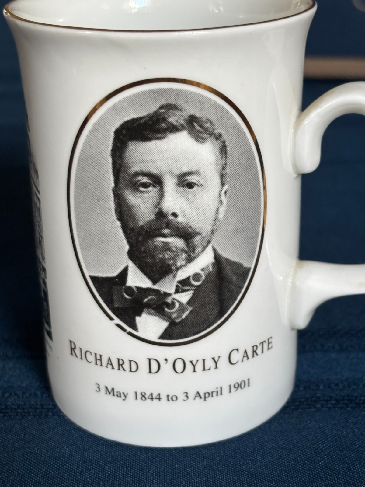 D'Oyly Carte Opera Company Mug Gilbert/ Sullivan Collection 1995 Buxton England