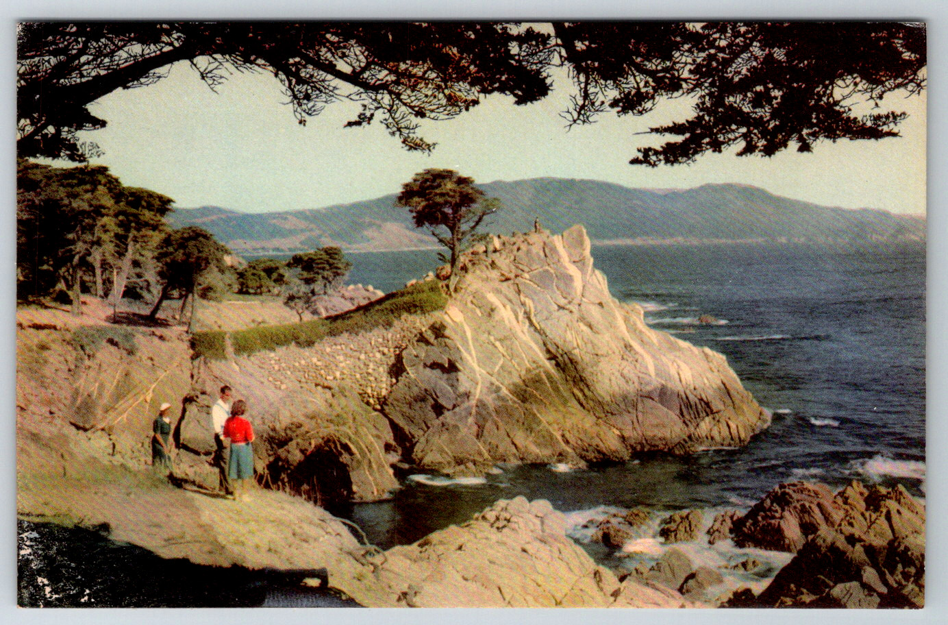 c1960s Seventeen Mile Drive Monterey California Midway Point Postcard