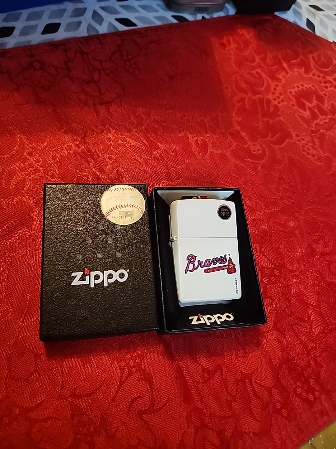 2015 Atlanta Braves White Zippo 2015 Atlanta Braves White Zippo