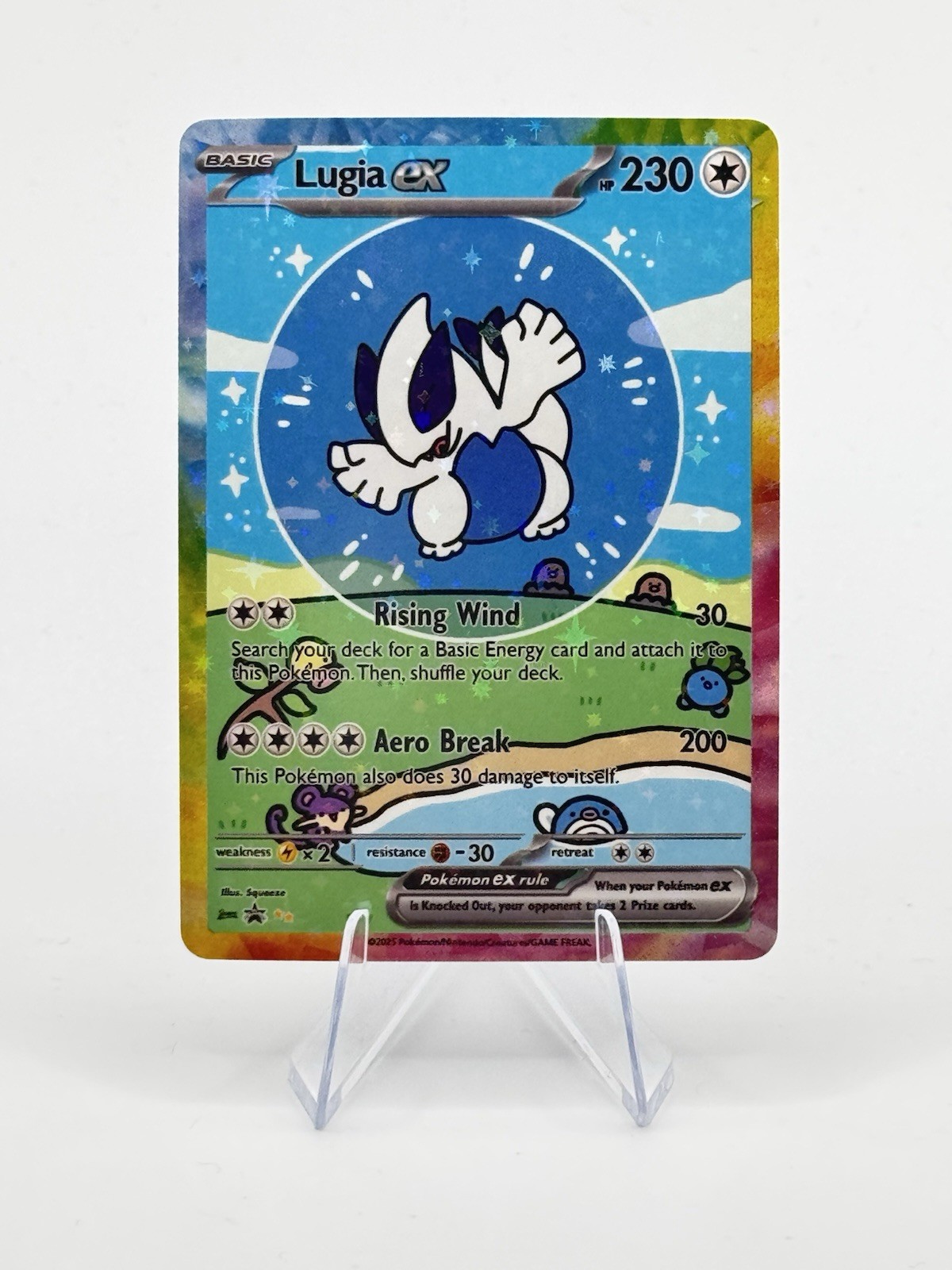 BUBBLE LUGIA - BUBBLE FRIENDS POKÉMON DISPLAY ART CARD