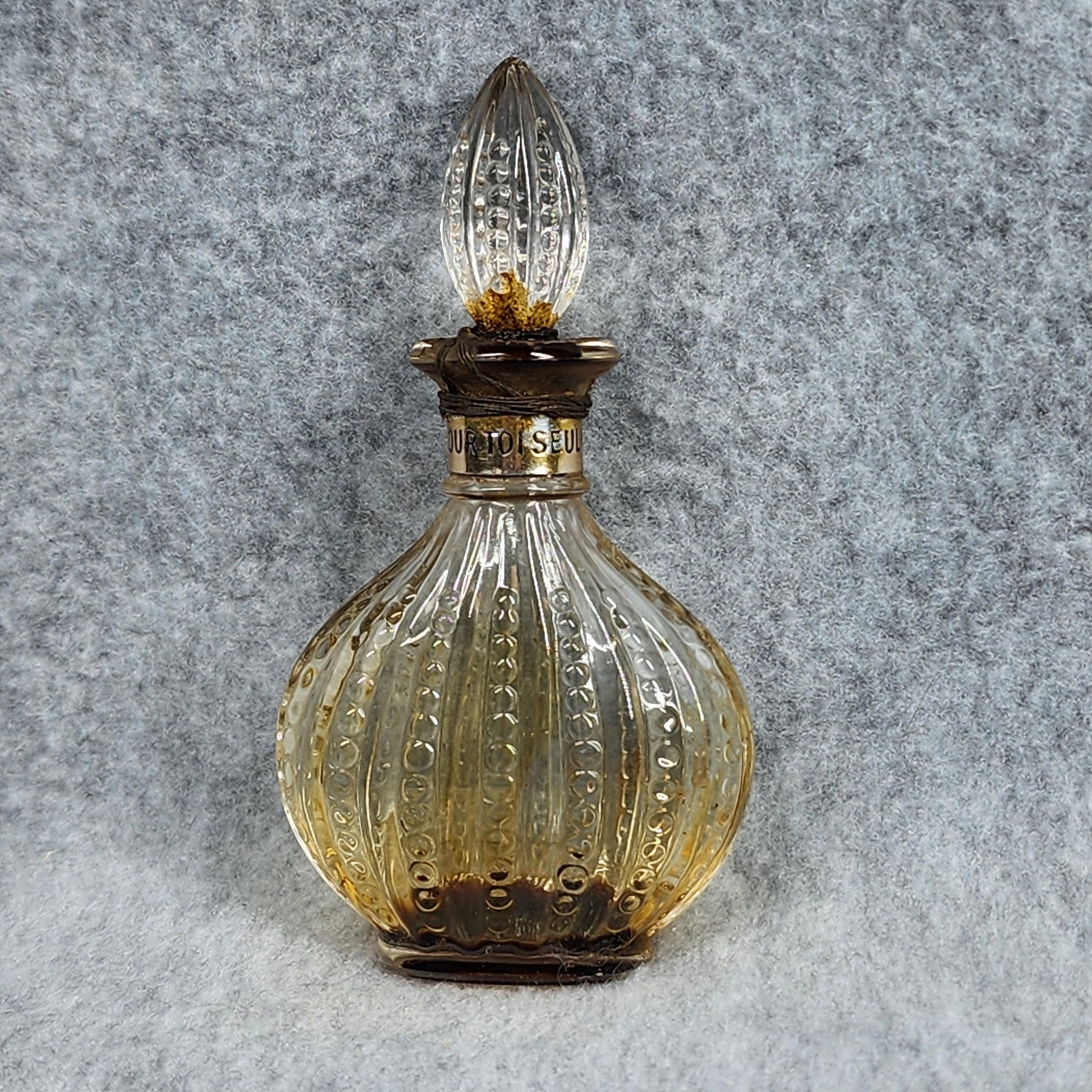 Vintage Lincourt Pour Toi Seul Perfume Bottle Sealed Paris France Art Deco