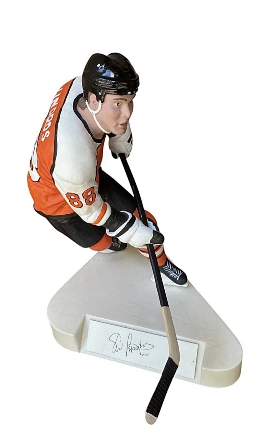 1996 Eric Lindros Salvino Signed Figurine Philadelphia Flyers NHL Hockey 323/888
