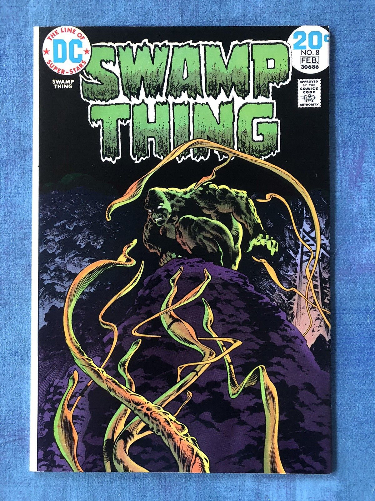 SWAMP THING #8 - DC Comics 1974 - Bernie Wrightson  - VF - HIGH-GRADE