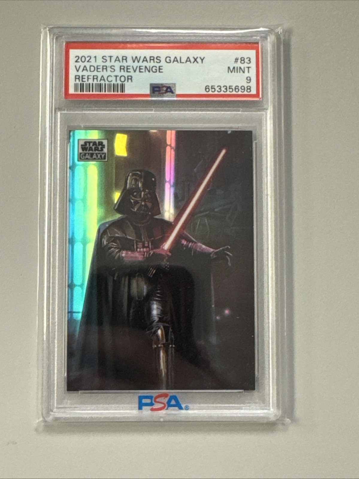 2021 Topps Chrome Star Wars Galaxy Vader’s Revenge Refractor Psa 9 2021 Topps Chrome Star Wars Galaxy Vader’s Revenge Refractor Psa 9
