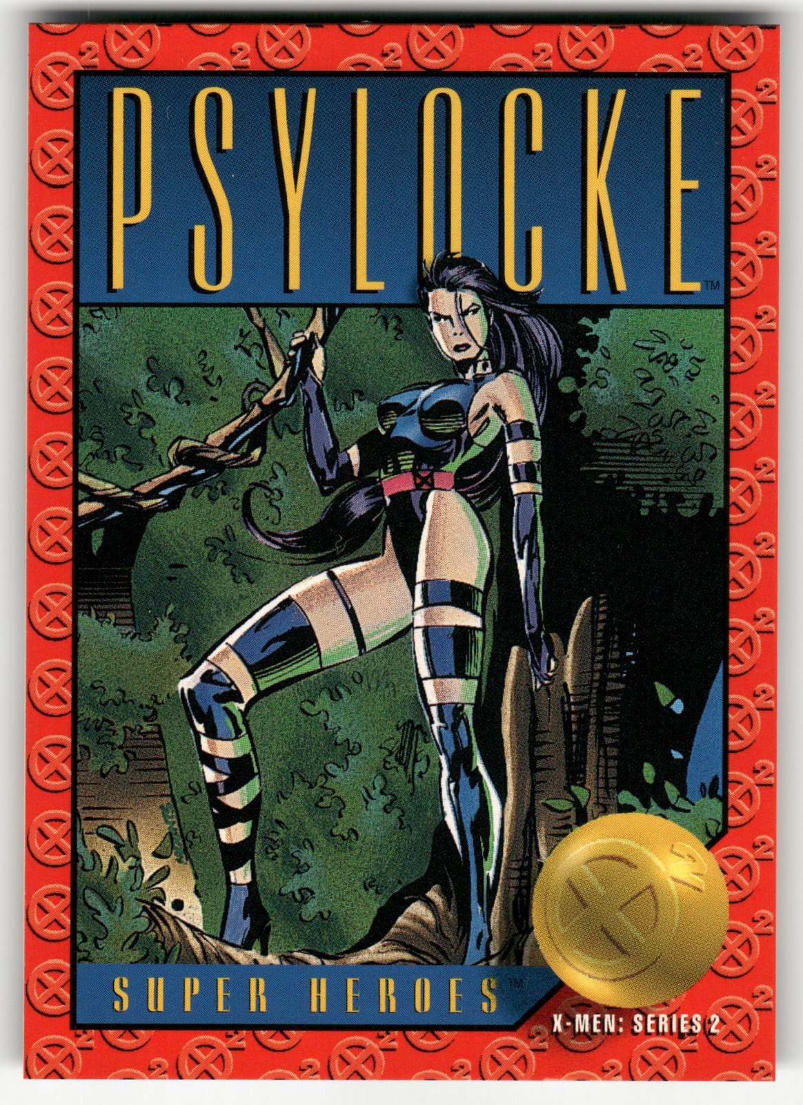 1993 Toy Biz X-Men Series 2 #24 Psylocke