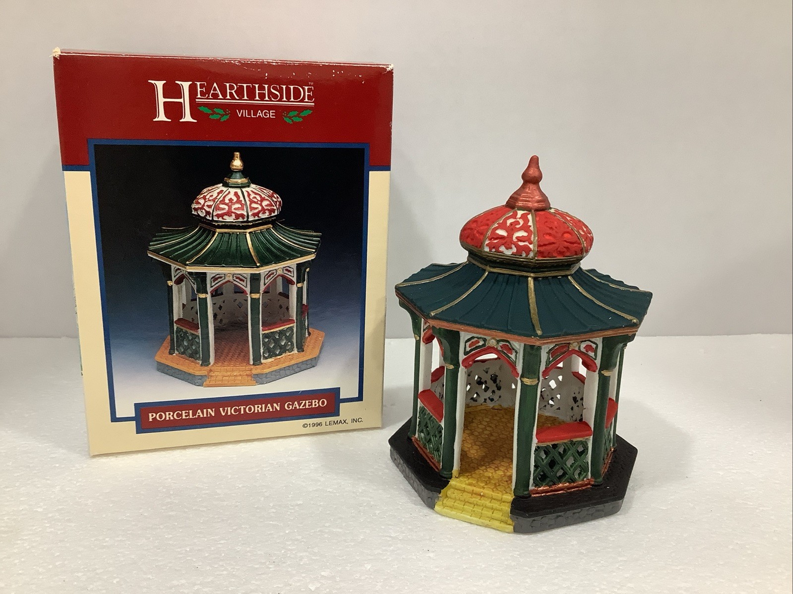 Lemax Village Collection Victorian Porcelain Gazebo