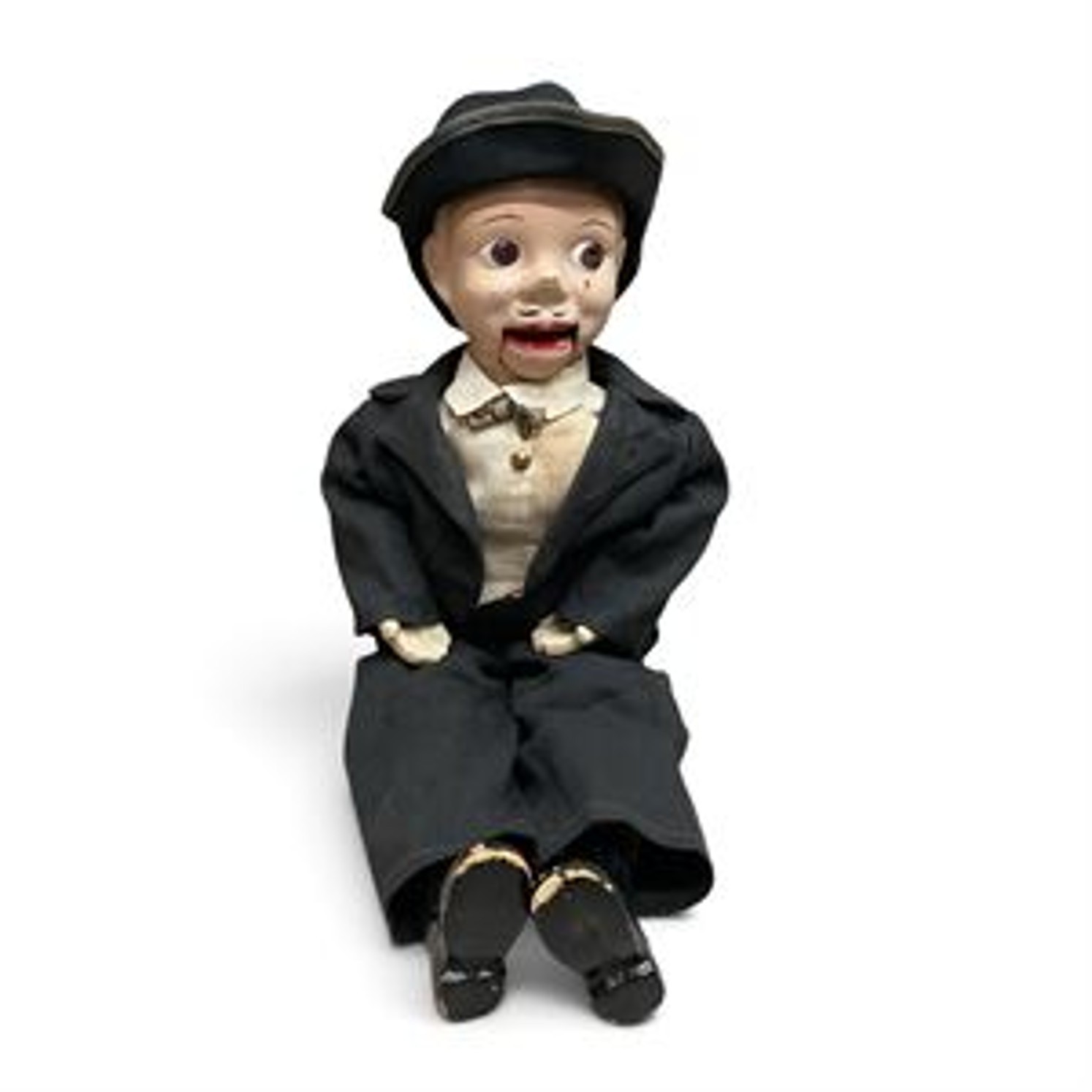 Antique Charlie McCarthy Ventriloquist Dummy Composition Figure Doll As Is Antique Charlie McCarthy Ventriloquist Dummy Composition Figure Doll As Is