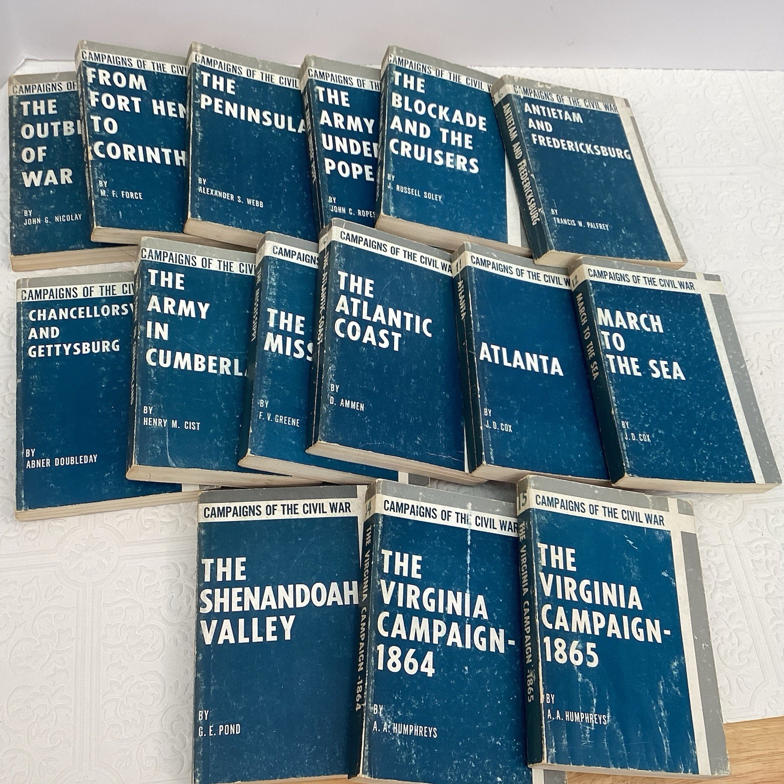 Campaigns of the Civil War Book Set, Vol. 1-15, Blue & Gray Press, J. Brussel