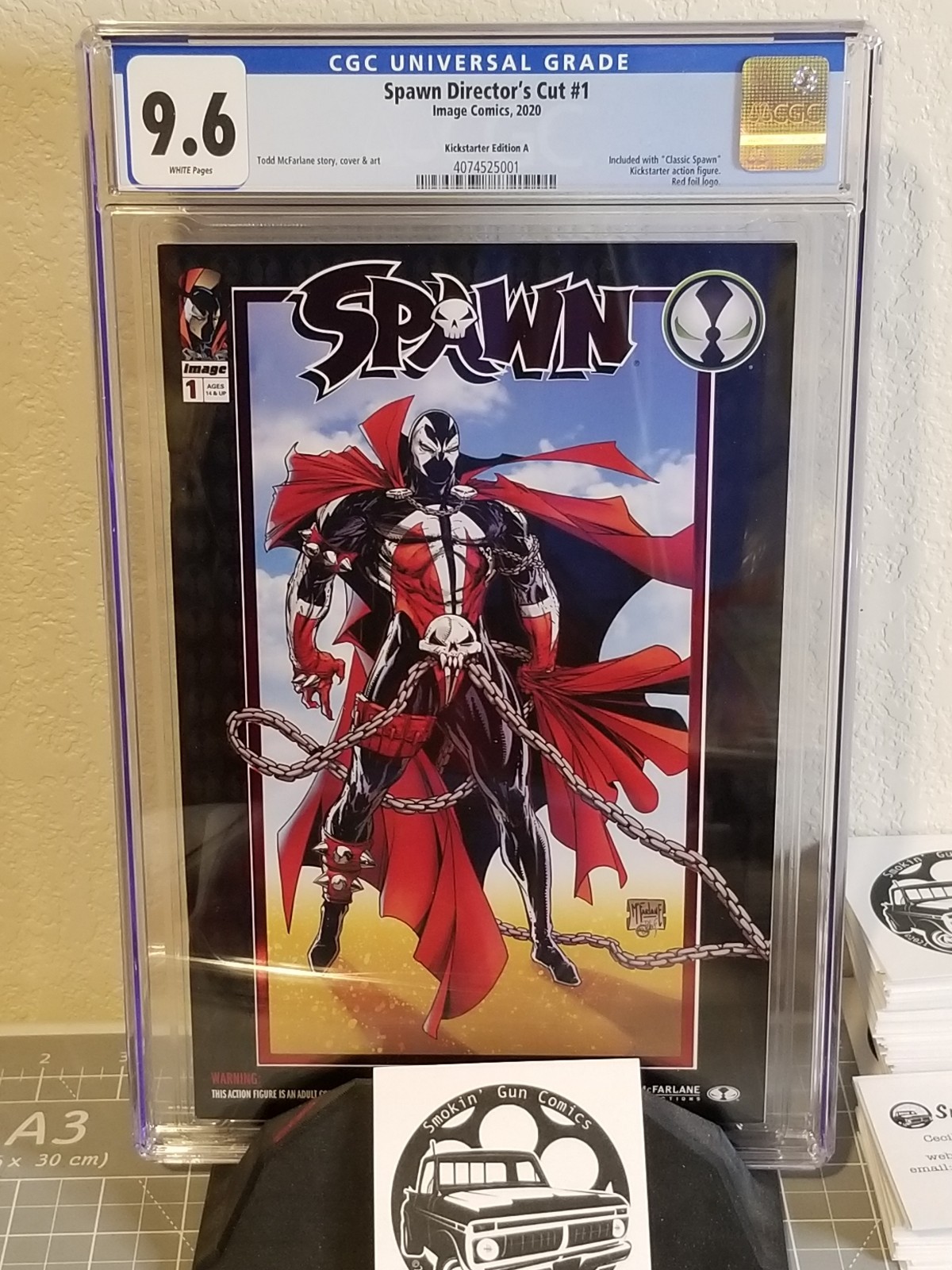 SPAWN DIRECTOR'S CUT #1 (2020) - CGC GRADE 9.6 - KICKSTARTER RED FOIL COVER