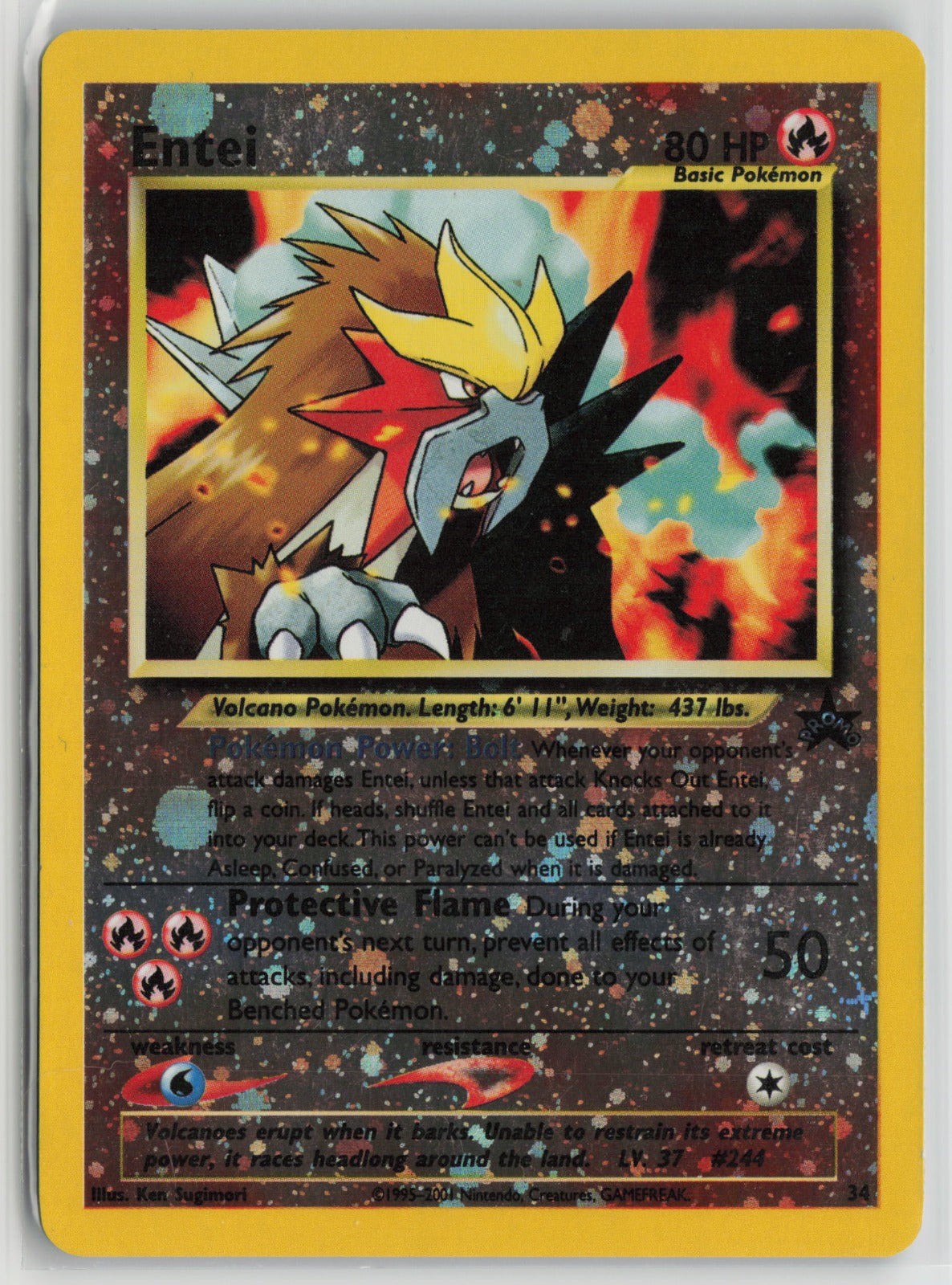 Entei Promo Reverse Holo PR 34/53 MP
