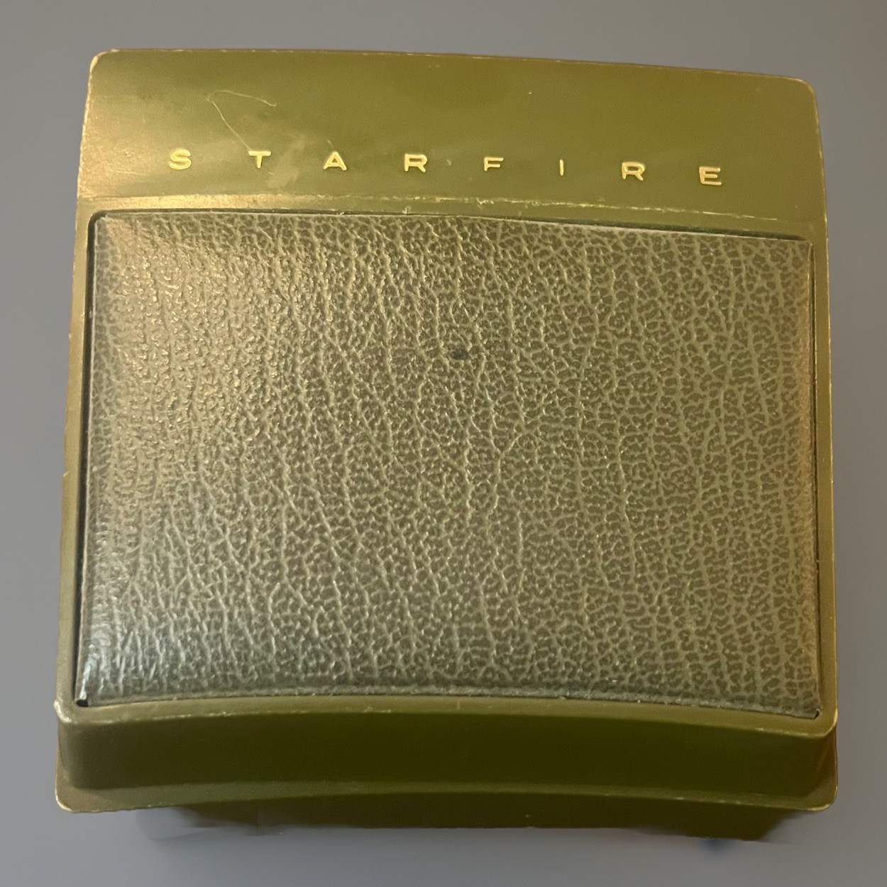 Vintage Starfire Diamond Ring Presentation Case Box Mid Century Jewelry Gift