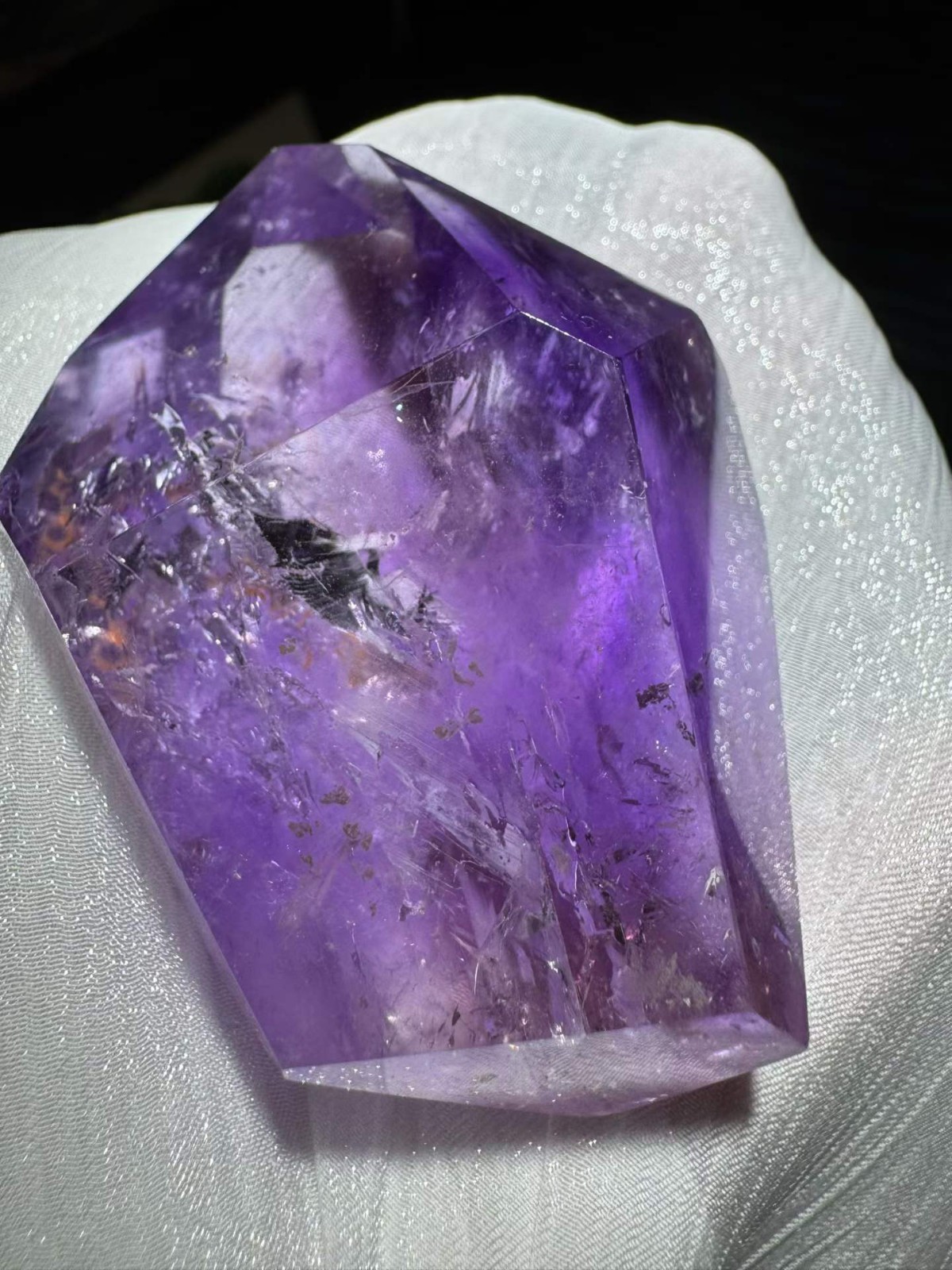 122g Natural Amethyst Quartz Freeform Crystal Mineral Specimen Reiki Decor