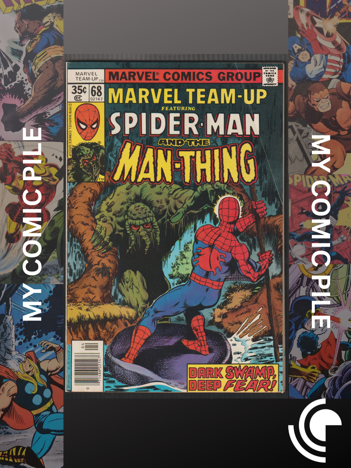 💥Marvel Team-Up 68 First appearance of D'Spayre Spider Man Man Thing