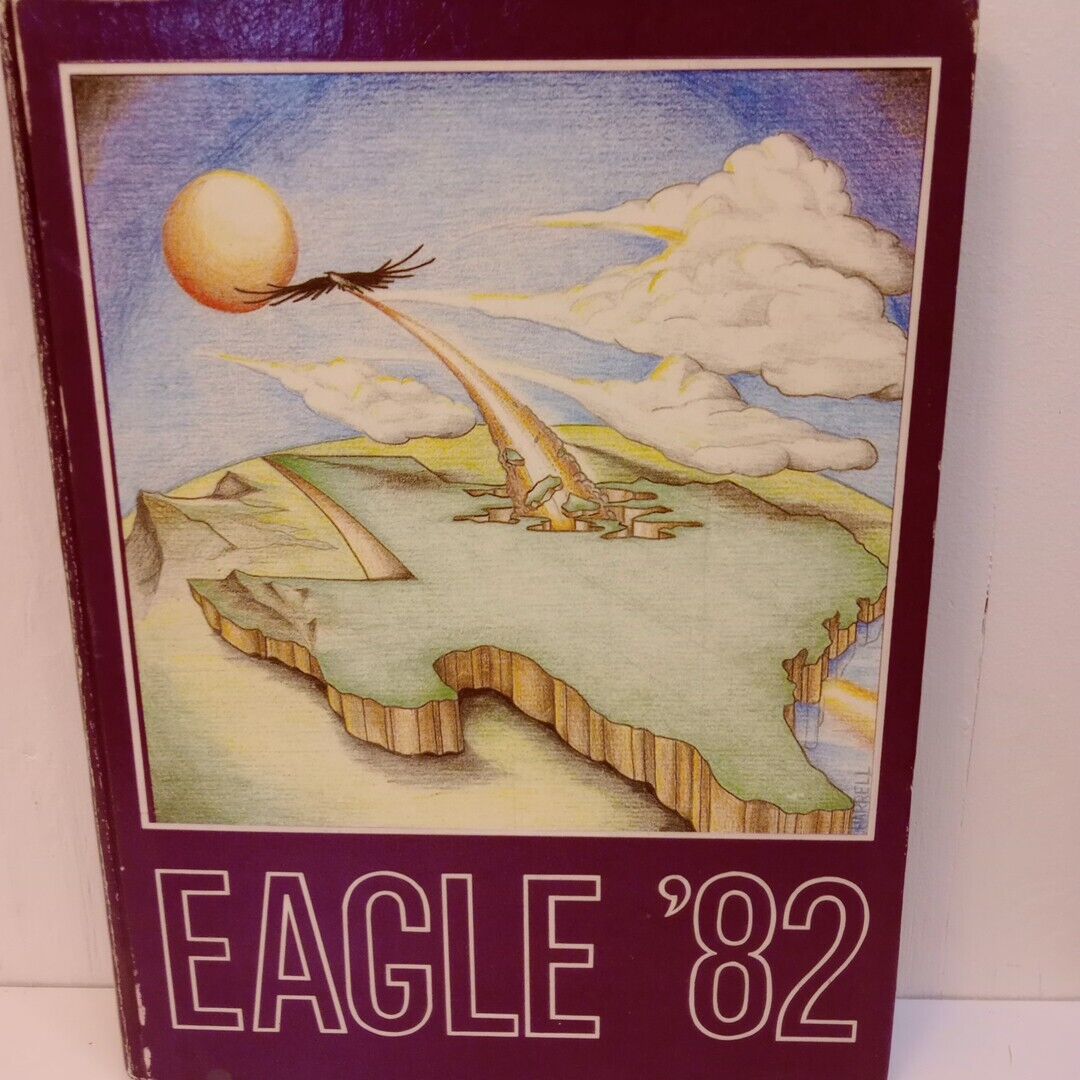1982 Richardson Texas High School Annual Yearbook RHS Eagle 82 Unmarked