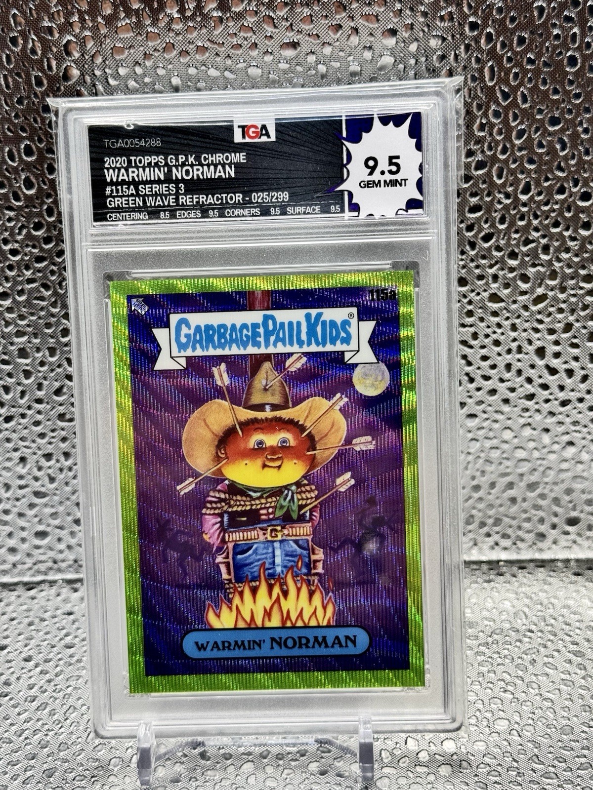 Warmin\' Norman - 2020 Topps Chrome GPK Series 3 #115 A Green Wave Ref /299