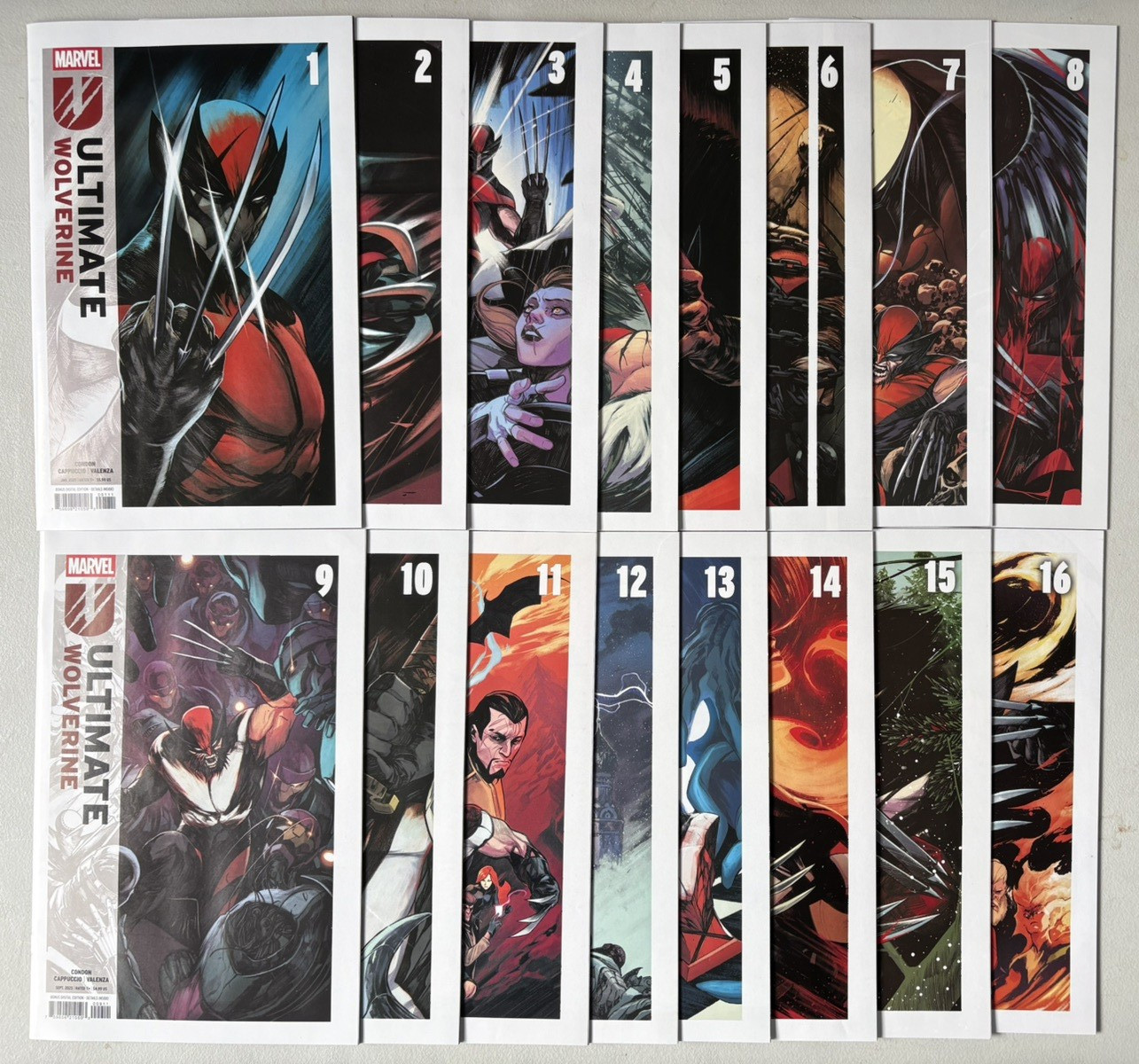 ULTIMATE WOLVERINE #1-16 - COMPLETE SET / RUN COVER A (MARVEL COMICS) 2025