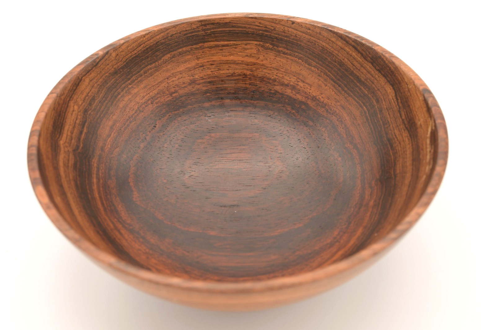 Rare Bob Stocksdale Signed Rosewood Hand Turned Studio Art Bowl Vintage 