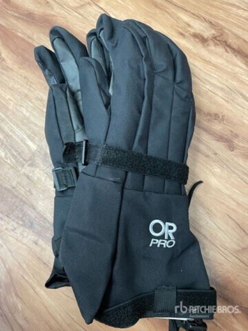 *OR outdoor research gloves w/liners NEW  black size XL