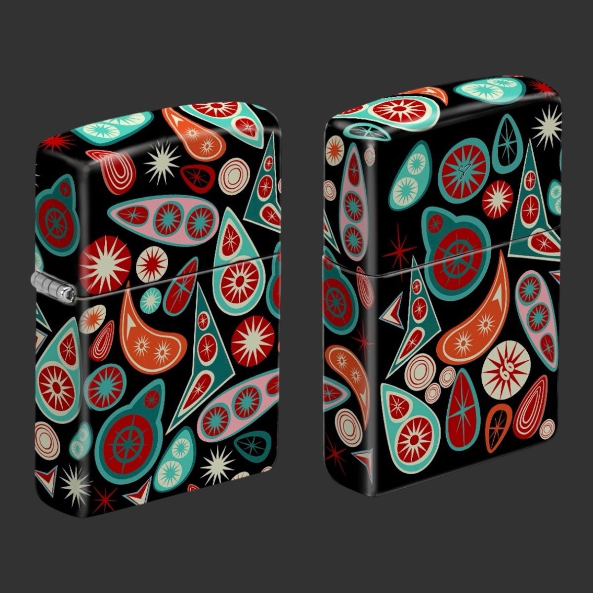 Original Riley's 66 Tail Lights Custom Zippo Lighter - Classic Cars - Retro