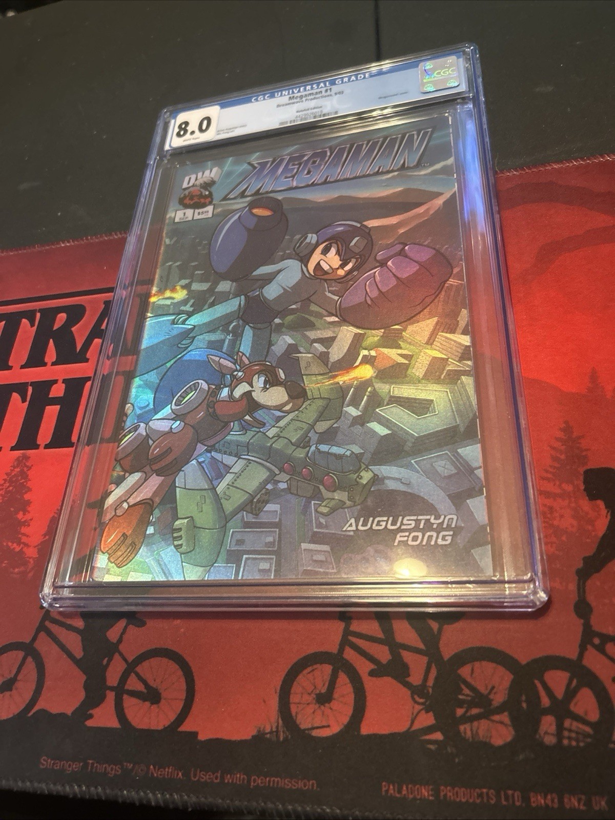 Megaman 1  (Holofoil Edition) Dreamwave Productions  CGC 8.0