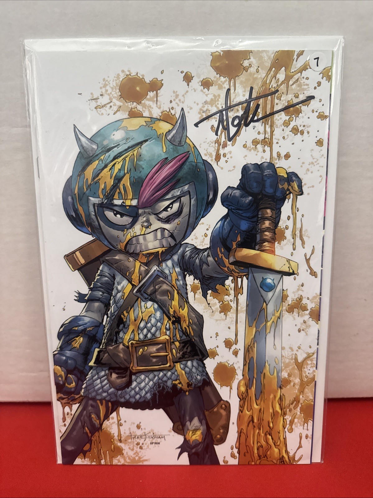 The Boys #7 Signed Tyler Kirkham Homelander Whatnot Virgin Variant COA 2022