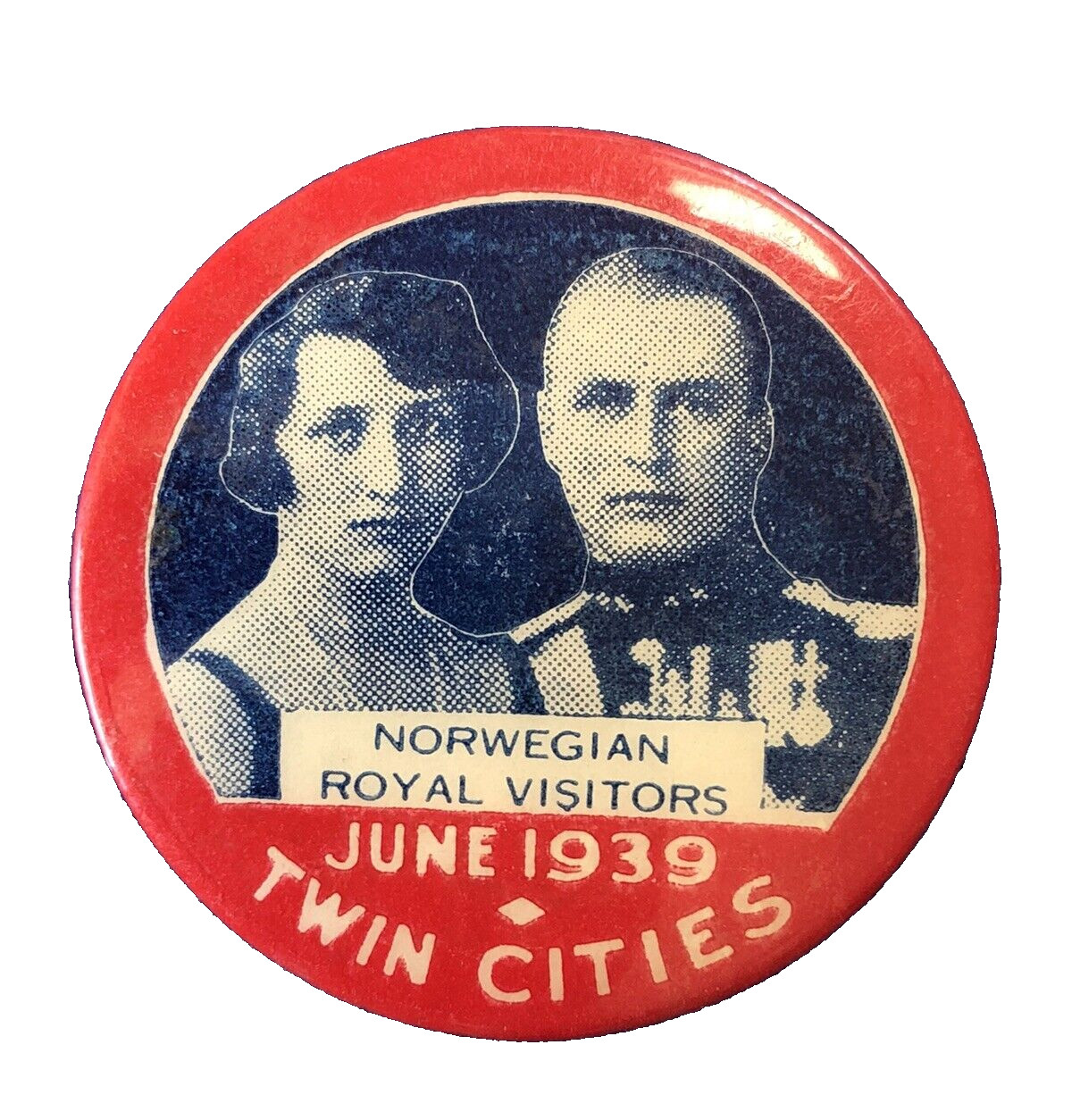 NORWAY CROWN PRINCE OLAV & PRINCESS MARTHA VISITS TWIN CITIES JUNE 1939
