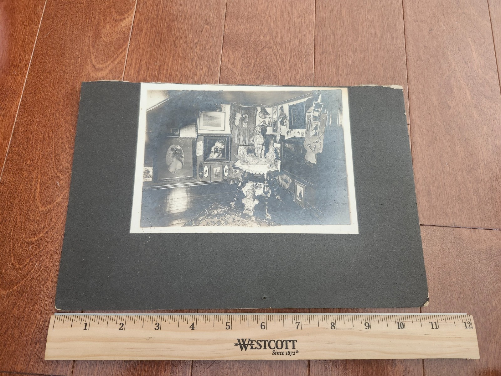 Rare c. 1910 Native American Collector’s Collection Mounted Photograph