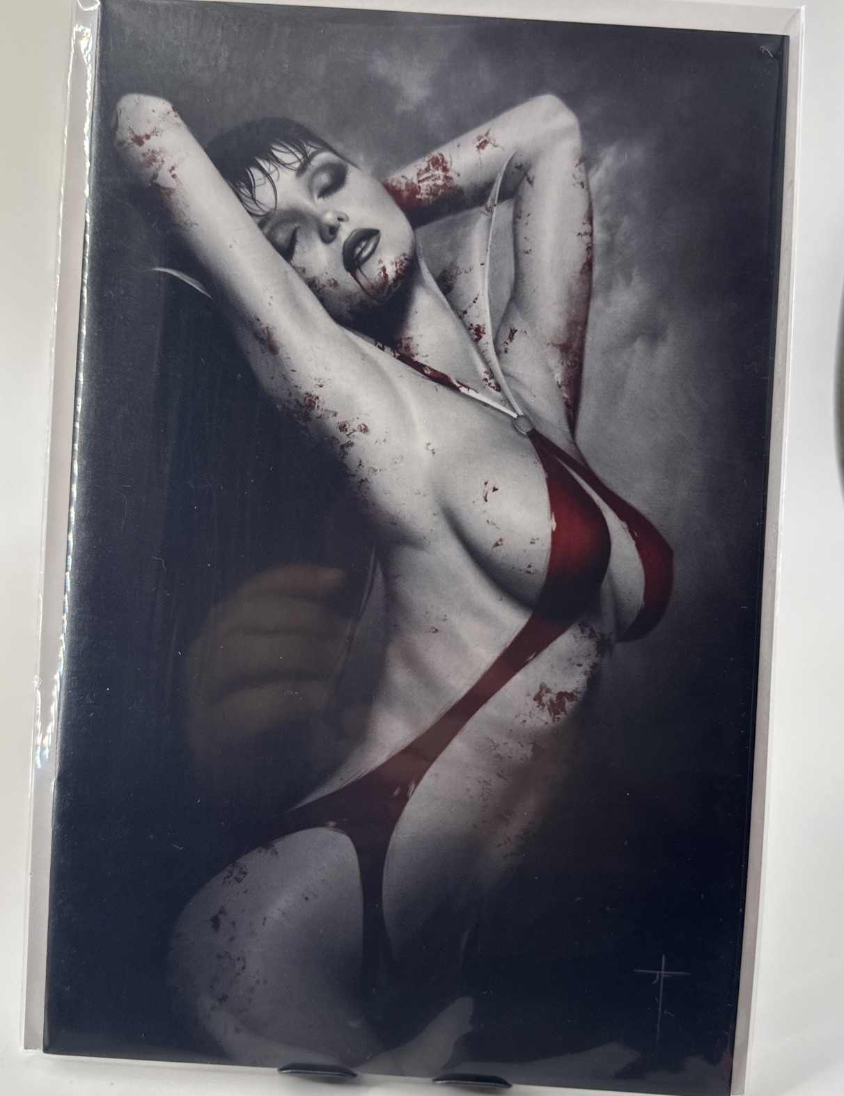 VAMPIRELLA #669 JAY FERGUSON EXCLUSIVE VIRGIN VARIANT Limited Cover B ~ With COA VAMPIRELLA #669 JAY FERGUSON EXCLUSIVE VIRGIN VARIANT Limited Cover B ~ With COA