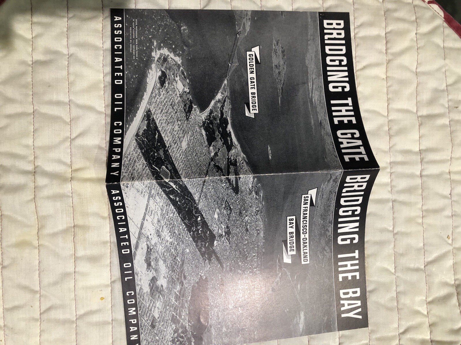 Vintage 1934 Brochure Golden Gate Bridge