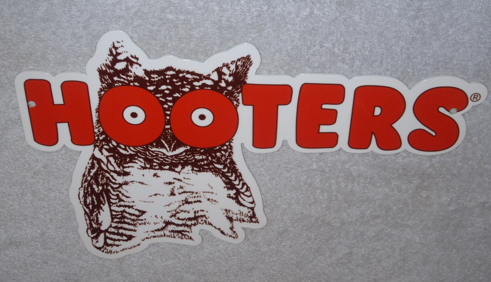 VINTAGE HOOTERS DINE IN RESTAURANT W/ OWL 13