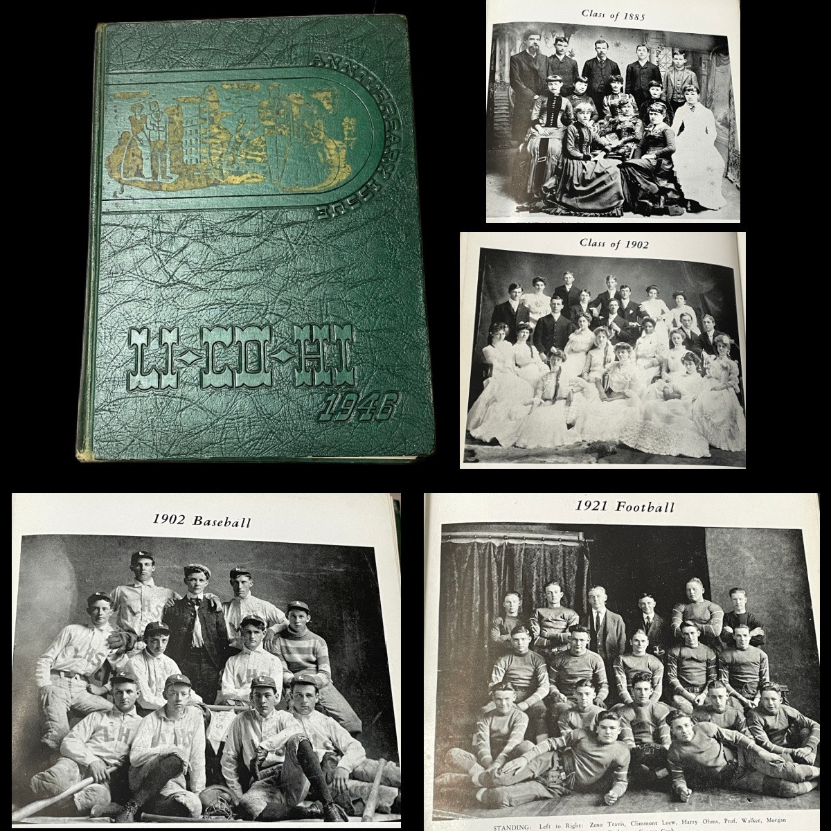 1946 LiCoHi Litchfield IL Yearbook 75th Anniversary History 1871 Old Photos