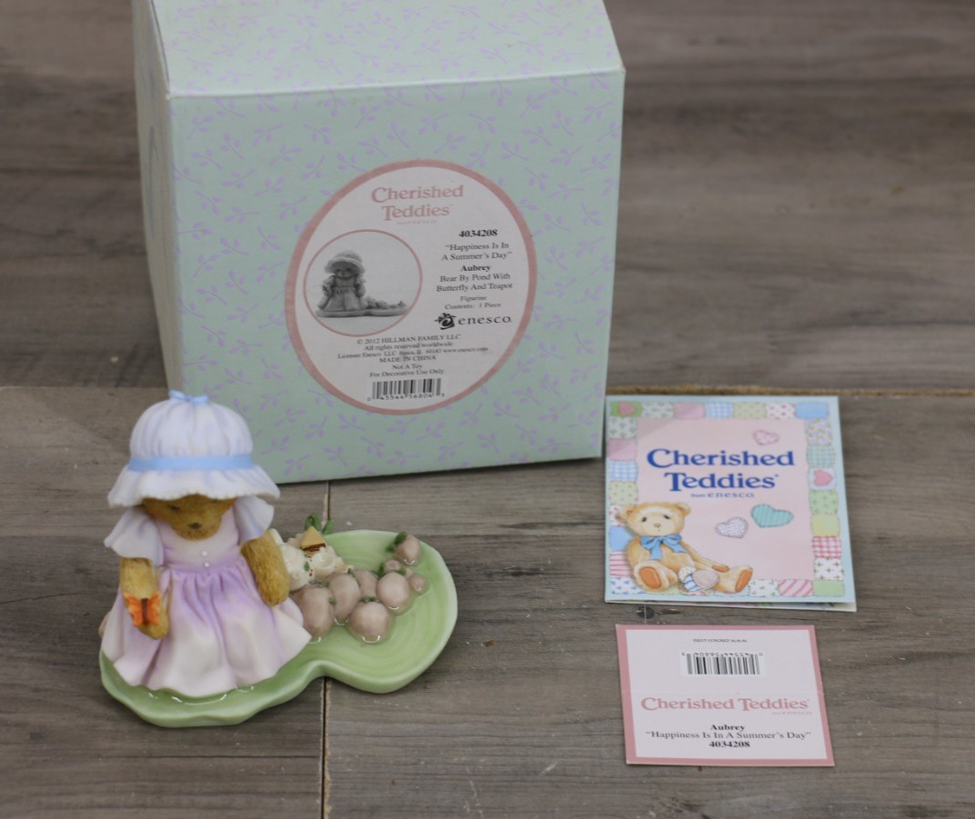 Cherished Teddies Aubrey 4034208 Happiness Is In A Summer's Day 2012 Enesco