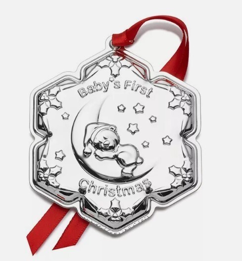 2024 Baby\'s 1st Christmas Sterling Silver Ornament