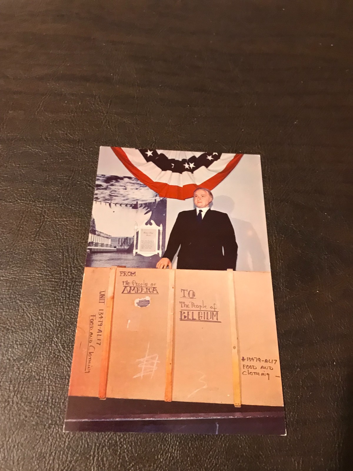 UNPOSTED POSTCARD - HERBERT CLARK HOOVER- NATIONAL HISTORICAL WAX MUSEUM - . D.C