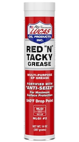 LUCAS OIL 10005 RED \'N\' TACKY GREASE - 14 OUNCE