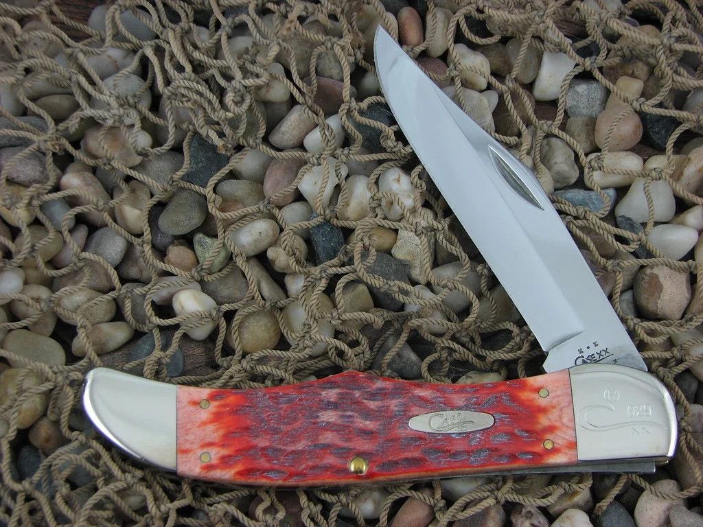 Case Cutlery 2003 Chestnut Bone Folding Hunter with TruSharp steel 6165