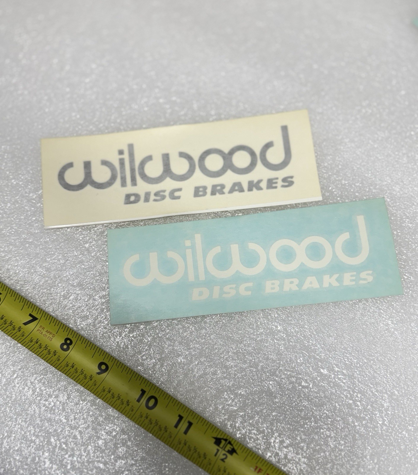 Wilwood Disc Brakes Decal Lot Of 2. Vintage Hot Rod Racing Sticker 