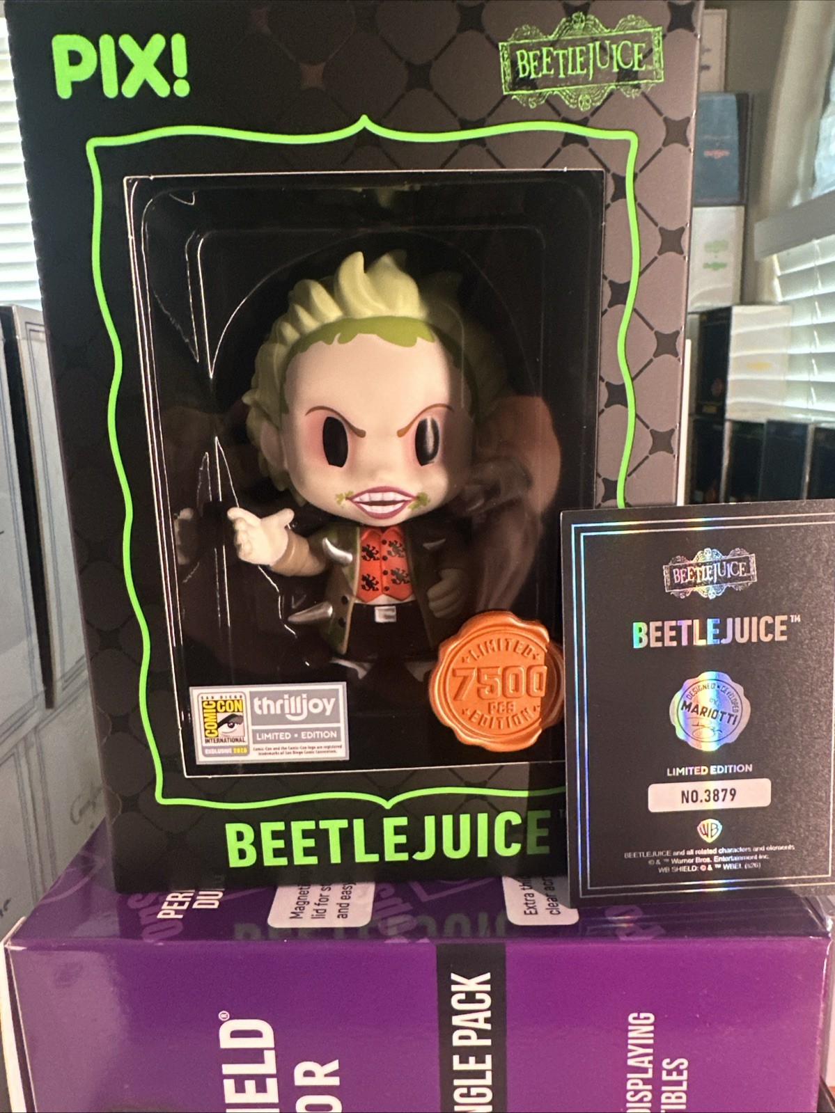 Thrilljoy Pix SDCC Beetlejuice LE 7500 Piece Confirmed Hero 