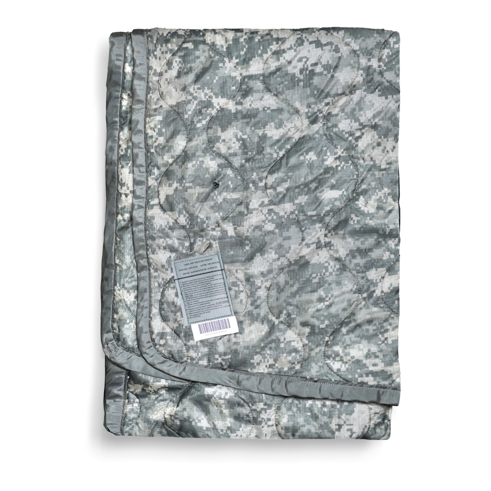 Used US Army Poncho Liner Woobie ACU UCP Digital Camo Military Issue Blanket