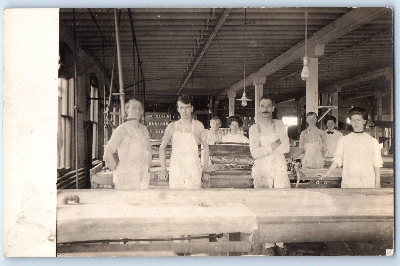 c1910's Occupational Factory Interior RPPC Photo Antique Unposted Postcard c1910's Occupational Factory Interior RPPC Photo Antique Unposted Postcard