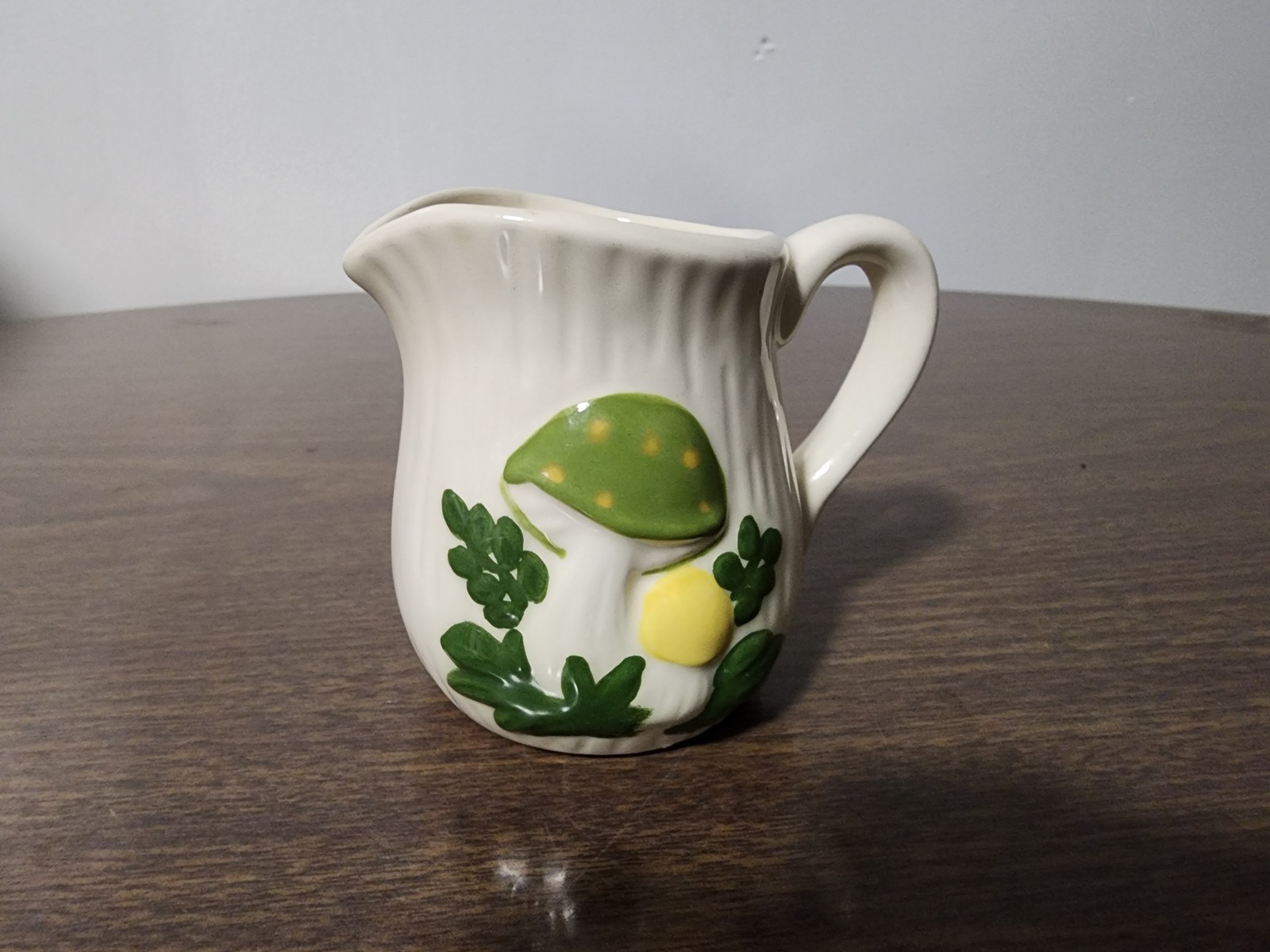 1970's Vintage Arnels Ceramic Mushroom Creamer Pitcher