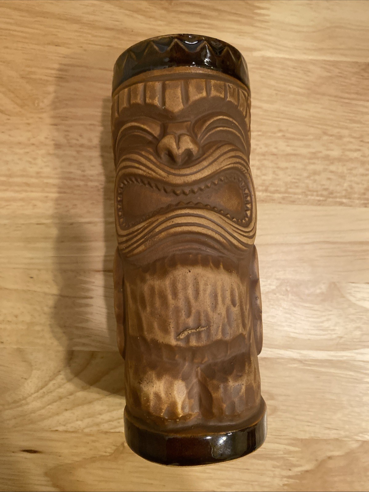 Vintage 1960s Kon-Tiki Ports Ku Tiki Mug Chicago Boston Steve Crane Ceramic