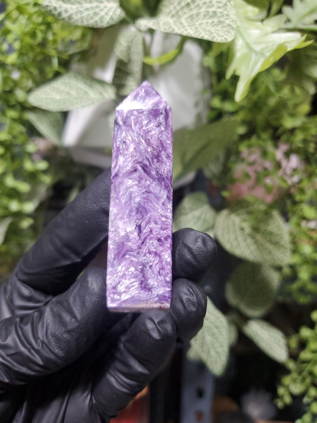 Charoite Mini Tower 32g Em26 Charoite Mini Tower 32g Em26
