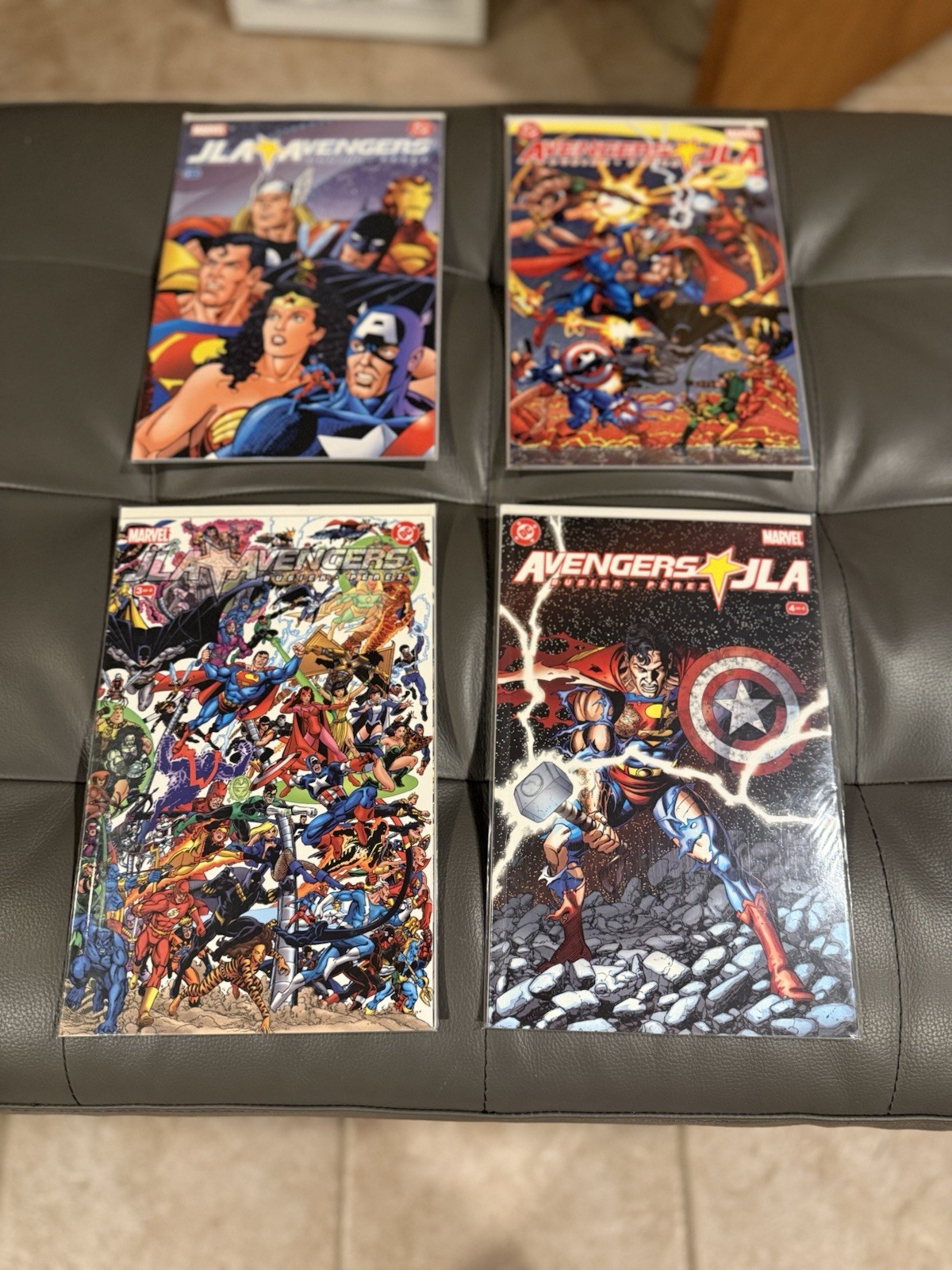 JLA Avengers 2003 Complete Set Issues 1-4 Mint Condition